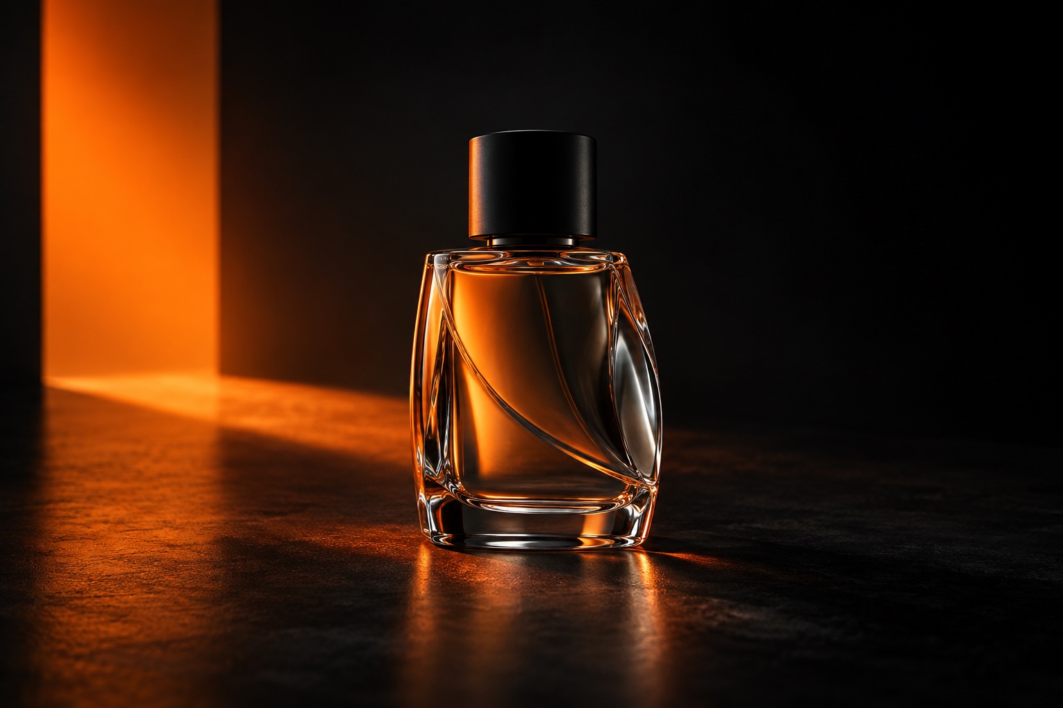 Product-film concept with dramatic studio lighting